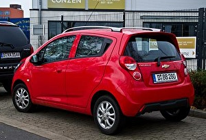 Размер колёс на Chevrolet Spark 2014 Подбор шин на Chevrolet Spark 2014