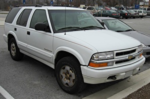 Размер колёс на Chevrolet TrailBlazer 2001 Подбор шин на Chevrolet TrailBlazer 2001