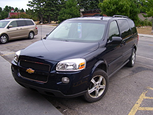 Размер колёс на Chevrolet Uplander 2005 Подбор шин на Chevrolet Uplander 2005