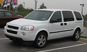 Размер колёс на Chevrolet Uplander 2007 Подбор шин на Chevrolet Uplander 2007