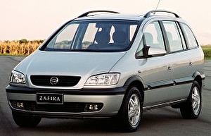 Размер колёс на Chevrolet Zafira 2001 Подбор шин на Chevrolet Zafira 2001