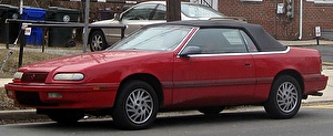 Автомобильге шина және дисктерді таңдау Chrysler LeBaron. Шины на Chrysler