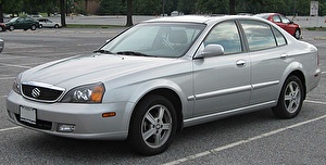 Размер колёс на Daewoo Evanda 2007 Подбор шин на Daewoo Evanda 2007