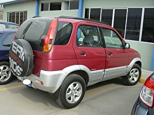 Размер колёс на Daihatsu Terios 1998 Подбор шин на Daihatsu Terios 1998