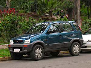 Размер колёс на Daihatsu Terios 2000 Подбор шин на Daihatsu Terios 2000