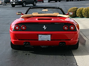 Размер колёс на Ferrari 355 F1 Spider 1998 Подбор шин на Ferrari 355 F1 Spider 1998
