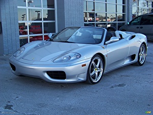 Размер колёс на Ferrari 360 Spider 2001 Подбор шин на Ferrari 360 Spider 2001