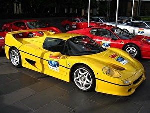 Автомобильге шина және дисктерді таңдау Ferrari F50. Шины на Ferrari