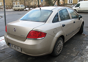 Размер колёс на Fiat Linea 2011 Подбор шин на Fiat Linea 2011