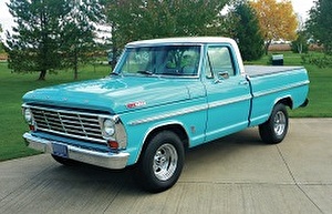 Размер колёс на Ford F-100 1968 Подбор шин на Ford F-100 1968