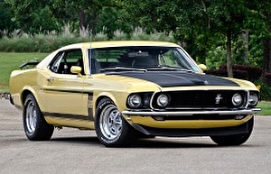 Размер колёс на Ford Mustang Boss 302 1969 Подбор шин на Ford Mustang Boss 302 1969