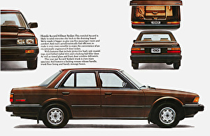 Размер колёс на Honda Accord 1982 Подбор шин на Honda Accord 1982