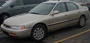 Размер колёс на Honda Accord 1996 Подбор шин на Honda Accord 1996