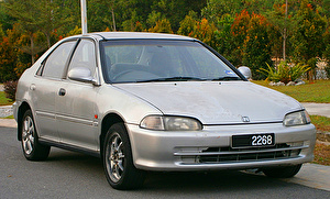 Размер колёс на Honda Civic 1992 Подбор шин на Honda Civic 1992