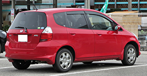 Размер колёс на Honda Fit 2003 Подбор шин на Honda Fit 2003