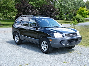 Размер колёс на Hyundai Santa Fe 2003 Подбор шин на Hyundai Santa Fe 2003
