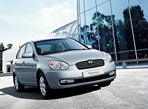 Размер колёс на Hyundai Verna 2008 Подбор шин на Hyundai Verna 2008