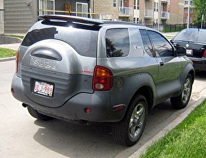 Размер колёс на Isuzu VehiCross 2001 Подбор шин на Isuzu VehiCross 2001