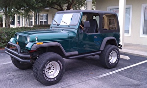 Размер колёс на Jeep Wrangler 1989 Подбор шин на Jeep Wrangler 1989