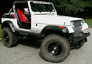 Размер колёс на Jeep Wrangler 1990 Подбор шин на Jeep Wrangler 1990