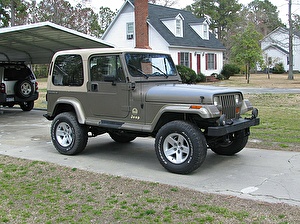 Размер колёс на Jeep Wrangler 1991 Подбор шин на Jeep Wrangler 1991