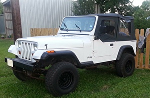 Размер колёс на Jeep Wrangler 1993 Подбор шин на Jeep Wrangler 1993