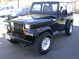 Размер колёс на Jeep Wrangler 1995 Подбор шин на Jeep Wrangler 1995