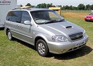 Размер колёс на Kia Carnival 2003 Подбор шин на Kia Carnival 2003