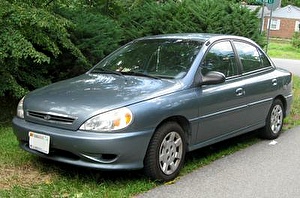 Размер колёс на Kia Rio 2002 Подбор шин на Kia Rio 2002