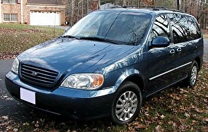 Размер колёс на Kia Sedona 2002 Подбор шин на Kia Sedona 2002