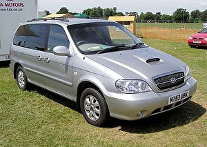 Размер колёс на Kia Sedona 2003 Подбор шин на Kia Sedona 2003
