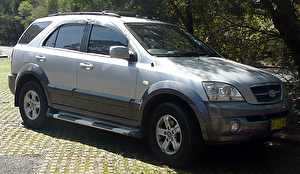 Размер колёс на Kia Sorento 2004 Подбор шин на Kia Sorento 2004