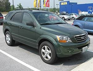Размер колёс на Kia Sorento 2007 Подбор шин на Kia Sorento 2007