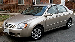 Размер колёс на Kia Spectra 2004 Подбор шин на Kia Spectra 2004