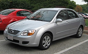 Размер колёс на Kia Spectra 2005 Подбор шин на Kia Spectra 2005