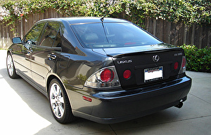 Размер колёс на Lexus IS 2001 Подбор шин на Lexus IS 2001