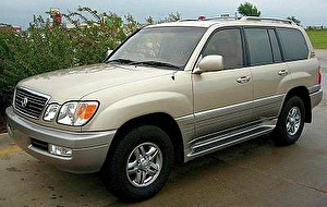 Размер колёс на Lexus LX 2001 Подбор шин на Lexus LX 2001
