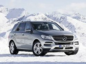 Автомобильге шина және дисктерді таңдау Mercedes M-Class. Шины на Mercedes