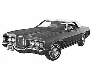 Размер колёс на Mercury Cougar 1971 Подбор шин на Mercury Cougar 1971