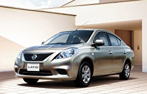 Размер колёс на Nissan Latio 2013 Подбор шин на Nissan Latio 2013