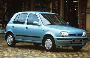 Размер колёс на Nissan Micra 1996 Подбор шин на Nissan Micra 1996