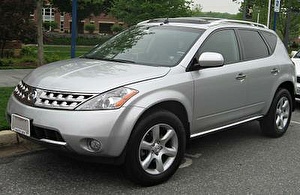 Размер колёс на Nissan Murano 2003 Подбор шин на Nissan Murano 2003