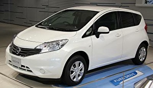 Размер колёс на Nissan Note 2014 Подбор шин на Nissan Note 2014