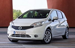 Размер колёс на Nissan Note 2016 Подбор шин на Nissan Note 2016