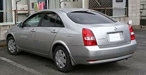 Размер колёс на Nissan Primera 2003 Подбор шин на Nissan Primera 2003
