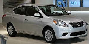 Размер колёс на Nissan Versa 2014 Подбор шин на Nissan Versa 2014