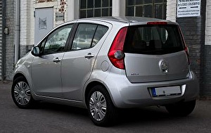 Размер колёс на Opel Agila 2010 Подбор шин на Opel Agila 2010