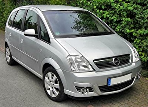 Размер колёс на Opel Meriva 2009 Подбор шин на Opel Meriva 2009