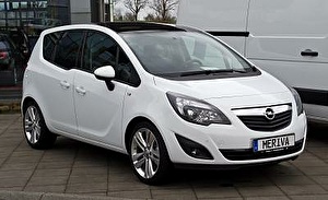 Размер колёс на Opel Meriva 2010 Подбор шин на Opel Meriva 2010