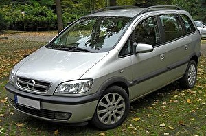 Размер колёс на Opel Zafira 2002 Подбор шин на Opel Zafira 2002